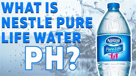 bottled water ph test nestle pure life|nestle pure life ph chart.